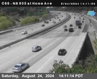 NB 805 at Home Ave (On Ramp)