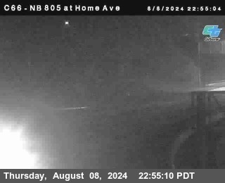 NB 805 at Home Ave (On Ramp)