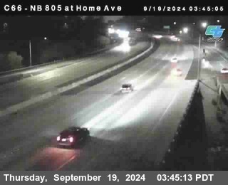 NB 805 at Home Ave (On Ramp)