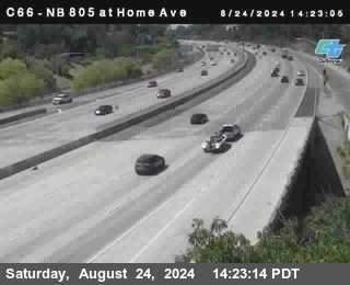 NB 805 at Home Ave (On Ramp)