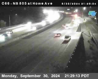 NB 805 at Home Ave (On Ramp)