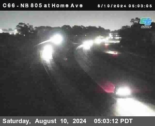 NB 805 at Home Ave (On Ramp)