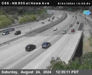 NB 805 at Home Ave (On Ramp)