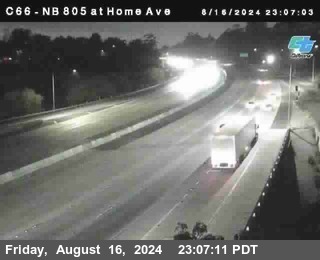 NB 805 at Home Ave (On Ramp)