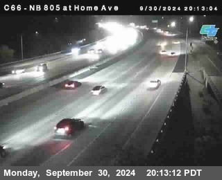 NB 805 at Home Ave (On Ramp)