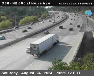 NB 805 at Home Ave (On Ramp)