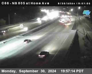 NB 805 at Home Ave (On Ramp)