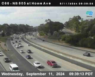 NB 805 at Home Ave (On Ramp)