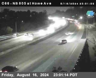 NB 805 at Home Ave (On Ramp)