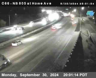 NB 805 at Home Ave (On Ramp)