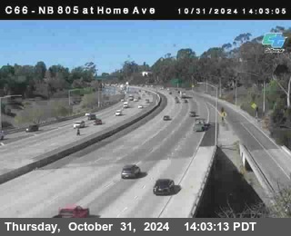 NB 805 at Home Ave (On Ramp)