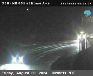 NB 805 at Home Ave (On Ramp)