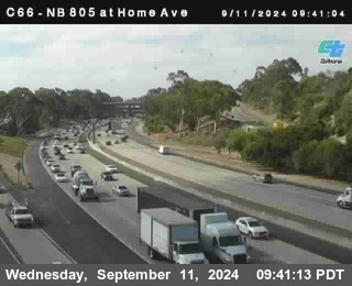 NB 805 at Home Ave (On Ramp)