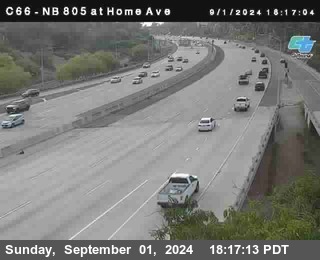 NB 805 at Home Ave (On Ramp)