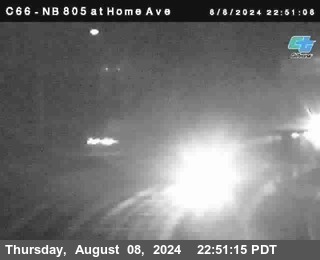 NB 805 at Home Ave (On Ramp)