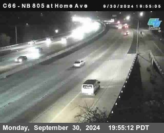 NB 805 at Home Ave (On Ramp)