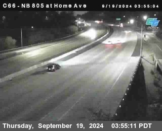 NB 805 at Home Ave (On Ramp)