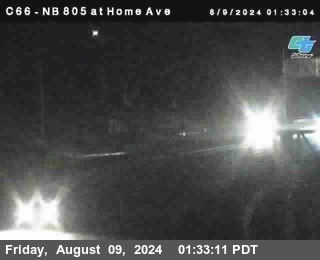 NB 805 at Home Ave (On Ramp)