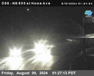 NB 805 at Home Ave (On Ramp)