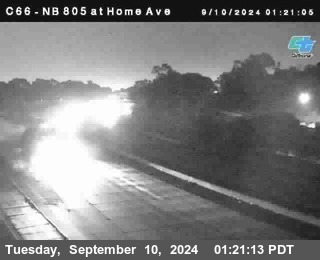 NB 805 at Home Ave (On Ramp)