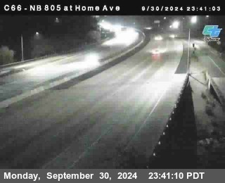 NB 805 at Home Ave (On Ramp)