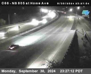 NB 805 at Home Ave (On Ramp)