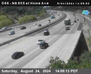 NB 805 at Home Ave (On Ramp)