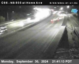 NB 805 at Home Ave (On Ramp)