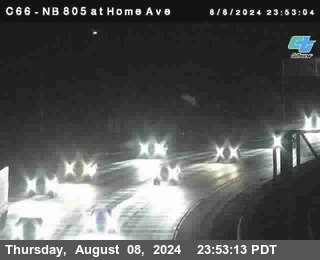 NB 805 at Home Ave (On Ramp)