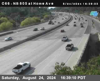 NB 805 at Home Ave (On Ramp)