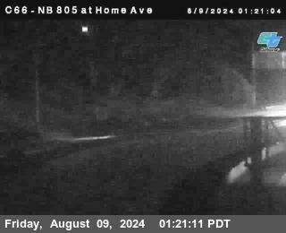 NB 805 at Home Ave (On Ramp)