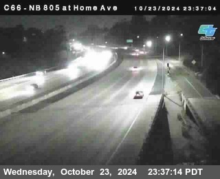 NB 805 at Home Ave (On Ramp)