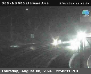 NB 805 at Home Ave (On Ramp)