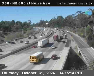 NB 805 at Home Ave (On Ramp)