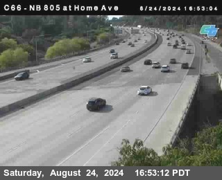 NB 805 at Home Ave (On Ramp)