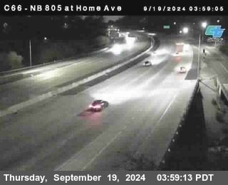 NB 805 at Home Ave (On Ramp)