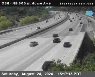 NB 805 at Home Ave (On Ramp)