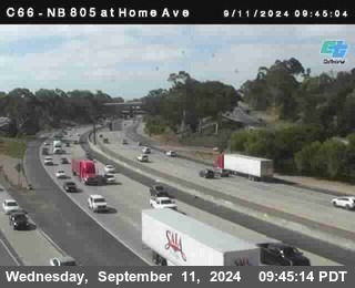 NB 805 at Home Ave (On Ramp)