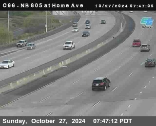 NB 805 at Home Ave (On Ramp)