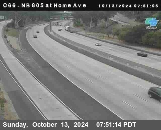 NB 805 at Home Ave (On Ramp)