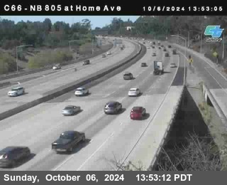 NB 805 at Home Ave (On Ramp)