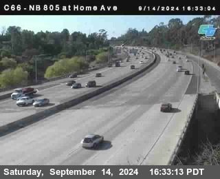 NB 805 at Home Ave (On Ramp)