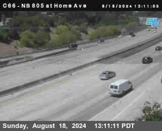 NB 805 at Home Ave (On Ramp)