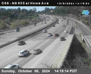 NB 805 at Home Ave (On Ramp)