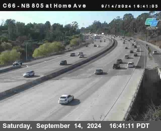 NB 805 at Home Ave (On Ramp)