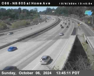 NB 805 at Home Ave (On Ramp)