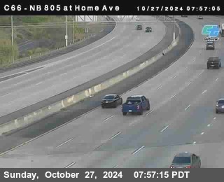 NB 805 at Home Ave (On Ramp)