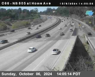 NB 805 at Home Ave (On Ramp)