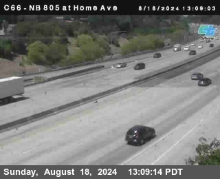 NB 805 at Home Ave (On Ramp)