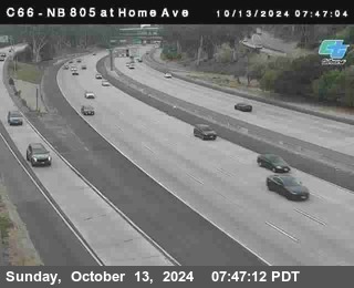 NB 805 at Home Ave (On Ramp)